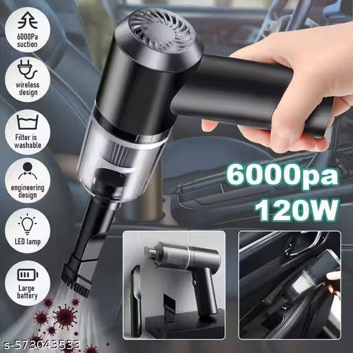 EXOSMART Rechargeable 3-in-1 Car Vacuum Cleaner