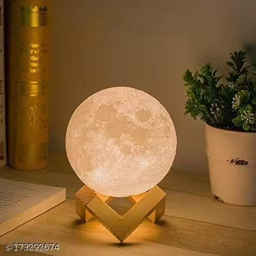 EXOSMART 3D Changing Decorative Night Moon Lamp Light
