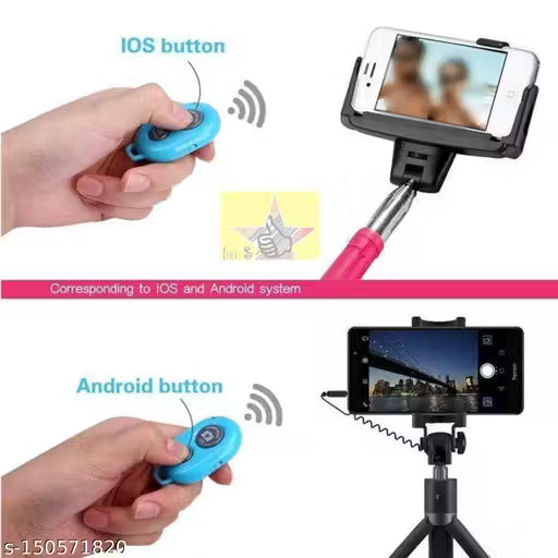 EXOSMART Wireless Bluetooth Shutter Remote Control.