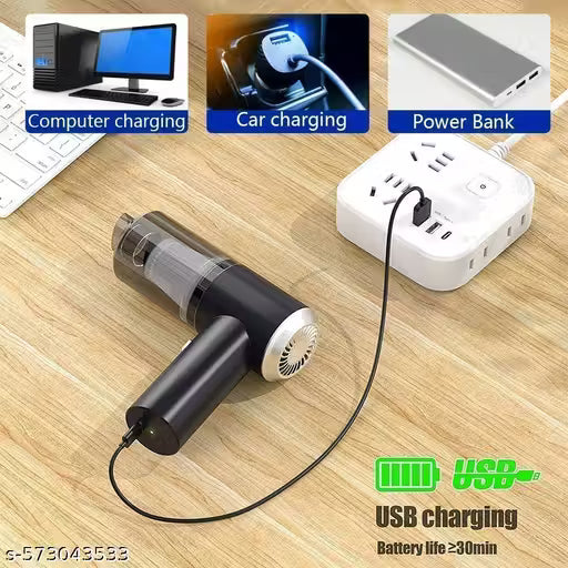 EXOSMART Rechargeable 3-in-1 Car Vacuum Cleaner