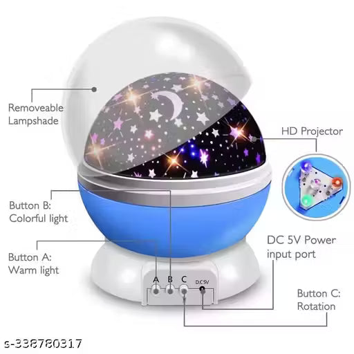 EXOSMART Night Light Lamp Projector